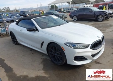 BMW Seria 8 II M Cabrio Facelifting 4.4 850i 530KM 2024 BMW Seria 8 2024 BMW M850I XDRIVE, 4.4L, od ubezpieczalni 4.4 Benzyna 530KM