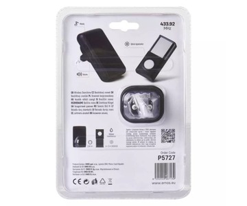 БЕСПРОВОДНОЙ ДВЕРНОЙ звонок EMOS 230 В + аккумулятор P5727