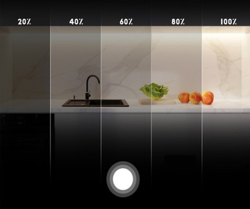 Светодиодная лента 9.6Вт/1м 12В 1м 100см 480Вт SMD 2835 Для освещения мебели 3 цвета