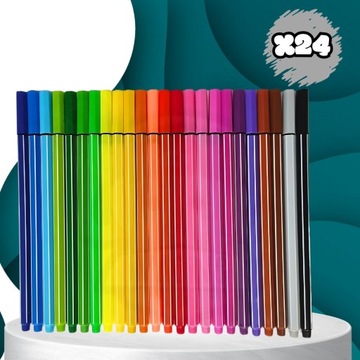 НАБОР РУЧОК NICEKIDS COLOR FINISH, 24 ЦВЕТА