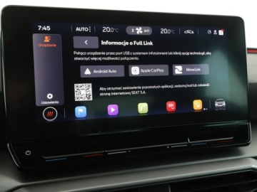 Seat Leon IV Hatchback Plug-In 1.4 e-HYBRID 204KM 2021 Seat Leon FR PHEV automat alcantara virtual navi, zdjęcie 25