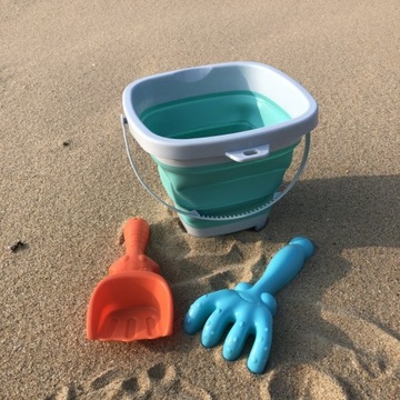 СКЛАДНОЕ ВЕДРО RABBLE ЛОПАТА ДЛЯ ПЕСКА ВУПИ