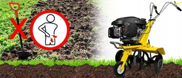 LIDER GLEBOGRYZARKA SPALINOWA KULTYWATOR LONCIN 5KM SZEROKOŚĆ 36-60cm