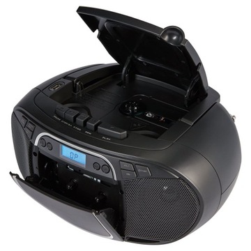 БУМБОКС СТЕРЕО FM-радиоплеер CD-MP3 USB AUX КАССЕТА