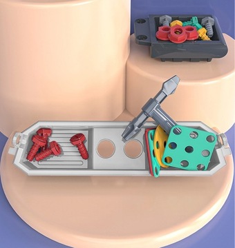 НАБОР ДЛЯ МАСТЕРСКОЙ МАЛЕНЬКИЕ МЕХАНИЧЕСКИЕ ИНСТРУМЕНТЫ ВОЛШЕБНЫЙ ЧЕМОДАН