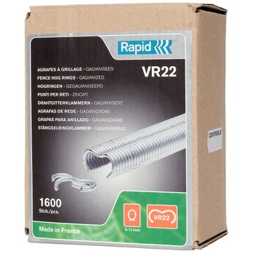 Скобы для ограждений Rapid VR22 – упаковка 1600 шт.