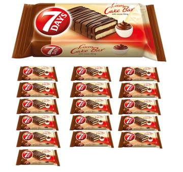 7 Days Ciasteczko z nadzieniem kakaowy 32g 16 szt