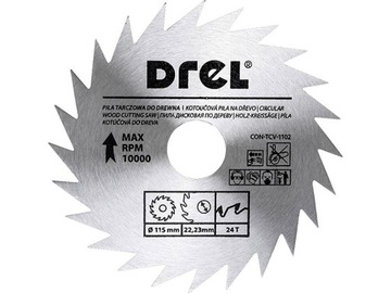 Tarcza piła do pilarki 115 x 22.2 mm 24T