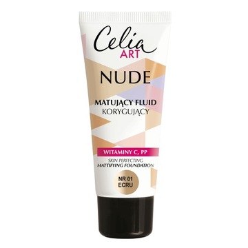 Celia Art Nude Fluid Podkład matujący do twarzy 01
