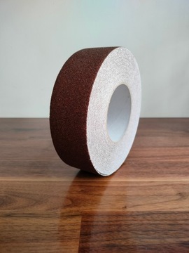 TAŚMA ANTYPOŚLIZGOWA na schody brązowa 50mm 18m wewnętrzna zewnętrzna PL