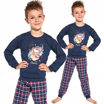 Piżama Cornette 593/113 REINDEER 98-104 Świąteczn