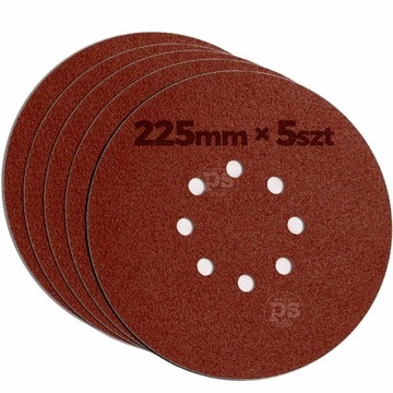 Dedra Papier ścierny rzep żyrafa 225mm P60 - 5szt