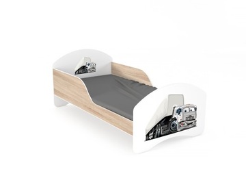 Детская кровать LEO2 160х80 белый-сонома