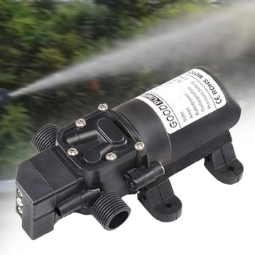 Samozasysająca pompa membranowa do opryskiwacza Pompa membranowa 12 V 60 W 1/2 cala z gwintem zewnętrznym