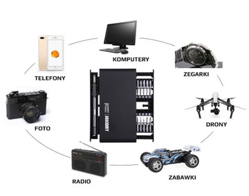 НАБОР ПЕНТАЛОБНЫХ БИТ ОТВЕРТКА IPHONE IPAD JM-8170