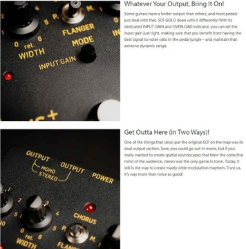 Гитарный эффект SCF Gold Chorus/Flanger Stereo TC Electronic