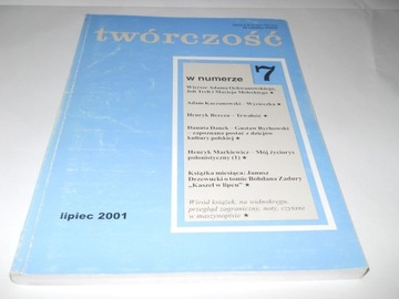 Twórczość 7/2001 Tworczosc Kaczanowski Bereza
