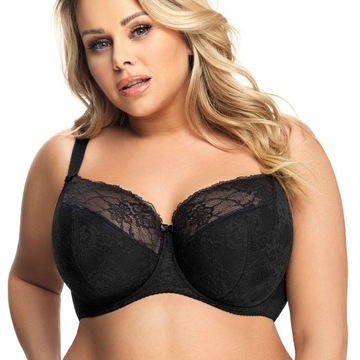 Biustonosz SEMI SOFT GORSENIA K357 czarny 70G