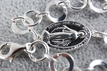 БРАСЛЕТ ДЛЯ НАПИТКОВ БОКОВАЯ МЕДАЛИТ, серебро ок. 7 г.