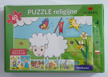 Puzzle religijne wielkanocne 13 cm x 20 cm