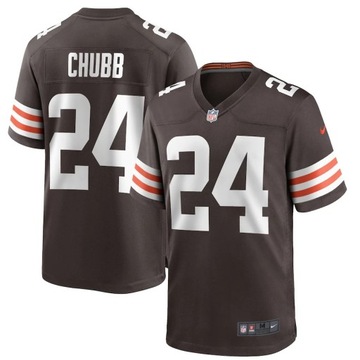 Koszulka Cleveland Browns Nick Chubb Brown Limited De Futebol Americano 2023