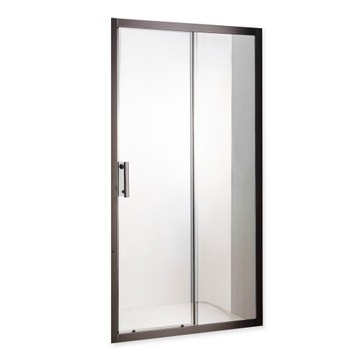 Czarne BLACK PRZESUWNE Drzwi 135 cm reg. 134-137cm