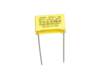 Kondensator MKP 22nF/275V r=15 -4szt