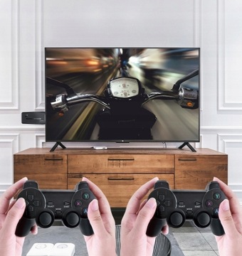 БЕСПРОВОДНАЯ РЕТРО-КОНСОЛЬ 4K ИГРЫ 2 ПАДА 30000GRY