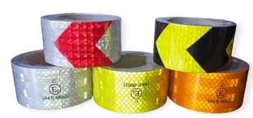 СВЕТООТРАЖАЮЩАЯ САМОКЛЕЯЩАЯСЯ ПРЕДУПРЕЖДАЮЩАЯ ЛЕНТА 5 м белая контурная нашивка