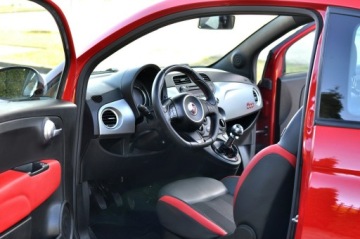 Fiat 500 II CC Seria 1 0.9 TwinAir 85KM 2015 Fiat 500 900 85KM TwinAir Cabrio Klima Pdc, zdjęcie 14