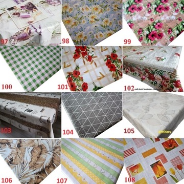 Клеенка на флизелине, выбор 156 дизайнов, 200х140.