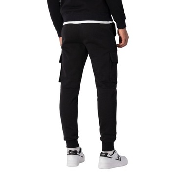 Spodnie dresowe męskie Champion C Logo Cargo Joggers 218345 r.M