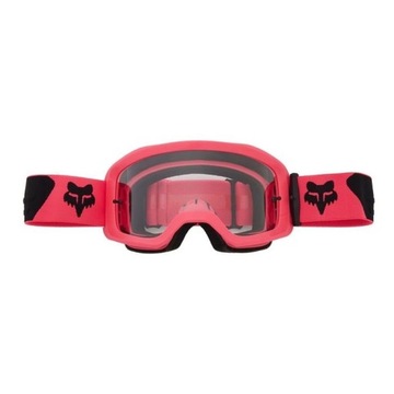 Gogle motocyklowe cross FOX MAIN CORE PINK różowy GRATISY