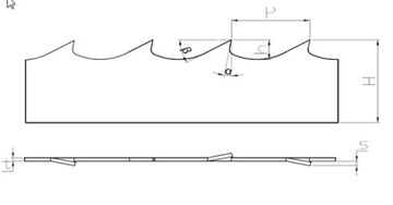 ЛЕНТОЧНАЯ ПИЛА ARMOTH DURABLE 38x1,1x4005 ROH