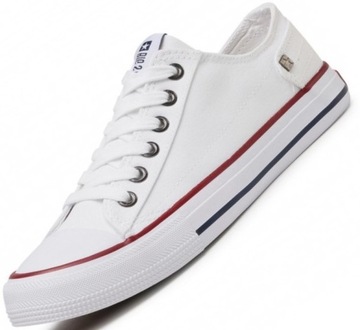 TRAMPKI BIG STAR DD274336 BIAŁE R38 + GRATIS