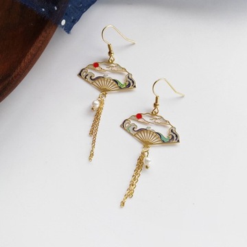 ВЕЕРООБРАЗНЫЕ СЕРЬГИ СЕКТОРНЫЕ СЕРЬГИ