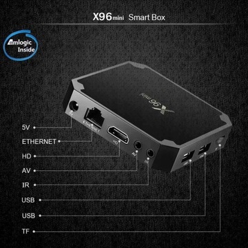 X96 mini Android TV Box Smart Quad Core WiFi