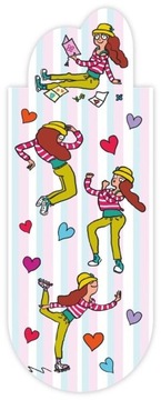 DZIEWCZYNA ZAKŁADKA MAGNETYCZNA NA KSIĄŻKI