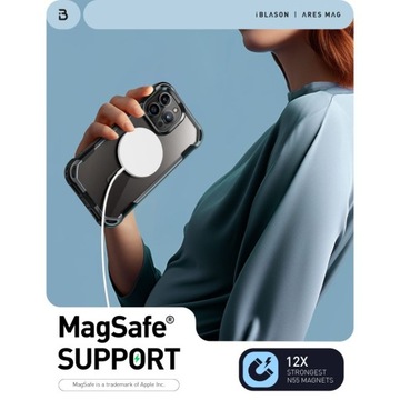 SUPCASE IBLSN ARES MAGSAFE — КОРПУС + СТЕКЛО — ДЛЯ IPHONE 15 PRO