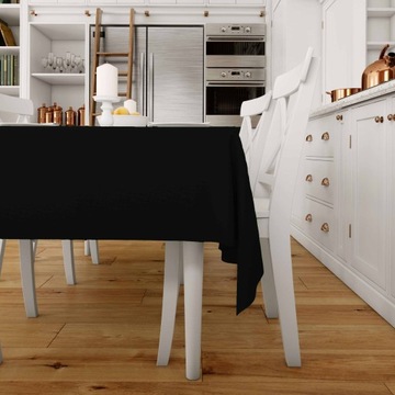 BLACK TABLECLOT стол 140x300см CLASSIC матовый SMOOTH