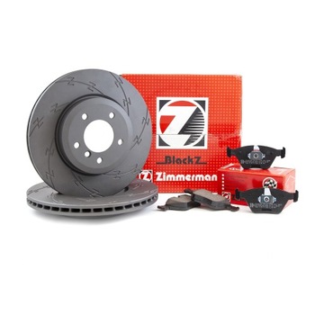 Tarcze Klocki ZIMMERMANN BLACK Z - AUDI Q5 345mm
