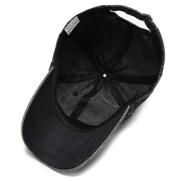 CZAPKA Z DASZKIEM Grafitowa BEJSBOLÓWKA MĘSKA DAMSKA