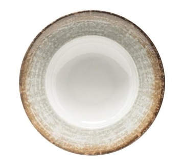TALERZ DO PASTY MAKARONU 26,5x5 cm CRETE BRĄZOWY