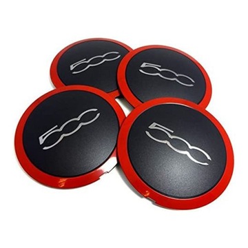 4 sztuk 133mm kołpak na Fiat 500 koła centrum kołp
