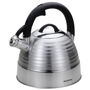 Czajnik Stalowy z Gwizdkiem 3L Indukcja Gaz [U514