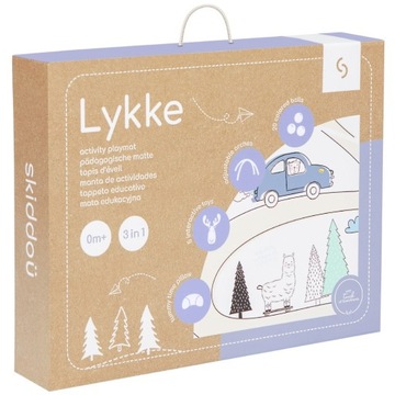 БОЛЬШОЙ ОБРАЗОВАТЕЛЬНЫЙ КОВРИК ДЛЯ ДЕТЕЙ на лыжах LYKKE