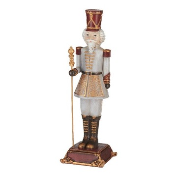 Żołnierzyk świąteczny biały Figurka 31 cm HOLY TIME VILLA ITALIA