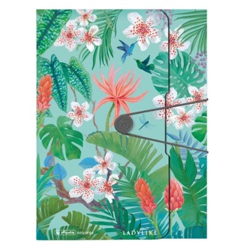 Teczka A4 PP z gumką 4cm Ladylike Jungle 363431