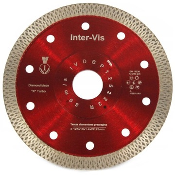TARCZA DIAMENTOWA DO CIĘCIA GRESU PŁYTEK GLAZURY SUPERPRO PRECYZYJNA