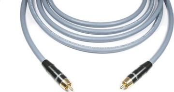 Melodika MDSW10G Kabel do subwoofera (RCA-RCA) Gunmetal - 1m